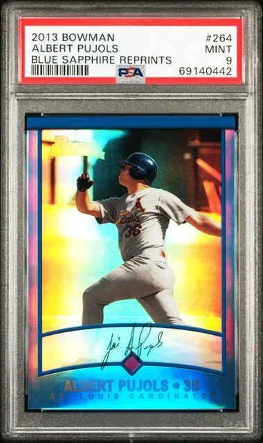 2013 Bowman Albert Pujols Blue Sapphire Reprints #264 card image