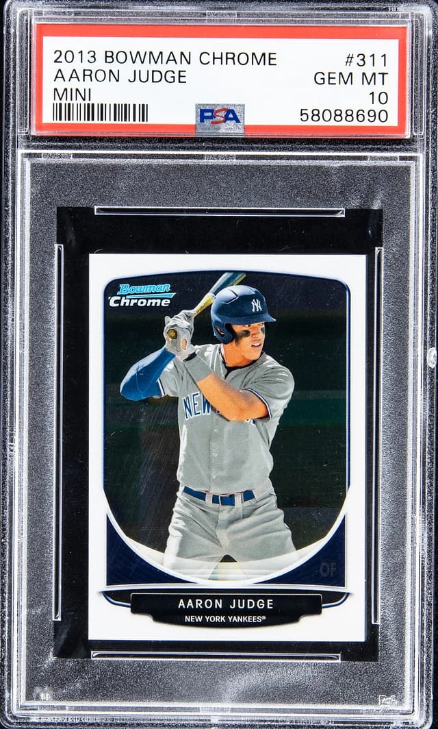 2013 Bowman Chrome Aaron Judge Mini #311 card image