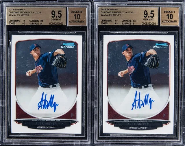 2013 Bowman Chrome Alex Meyer Prospect Autographs #AM card image