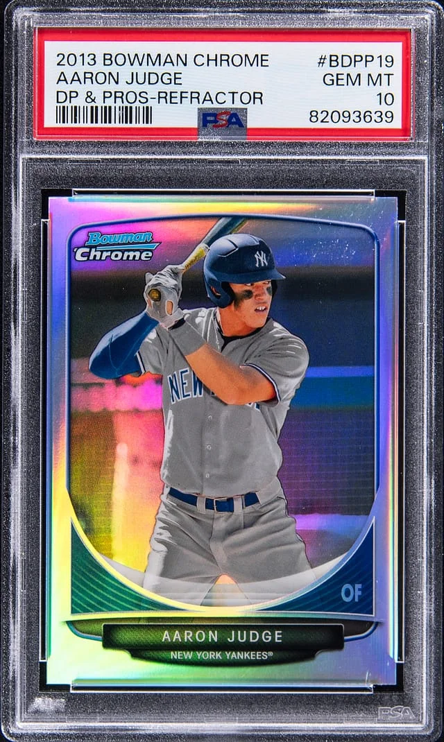 2013 Bowman Chrome Draft Aaron Judge Picks & Prospects Refractor #BCPP19 card image