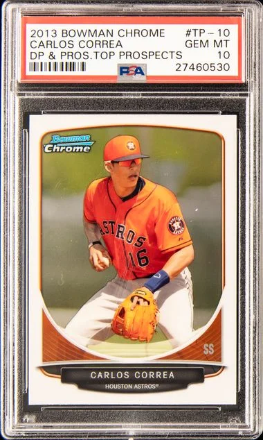 2013 Bowman Chrome Draft Carlos Correa Picks & Prospects Top Prospects #TP-10 card image