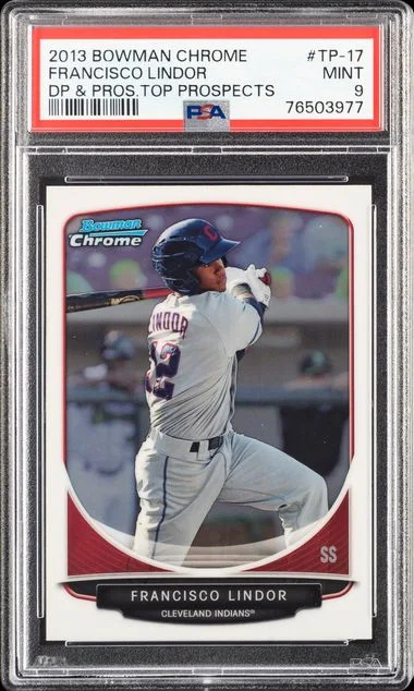 2013 Bowman Chrome Draft Francisco Lindor Picks & Prospects Top Prospects #TP-17 card image