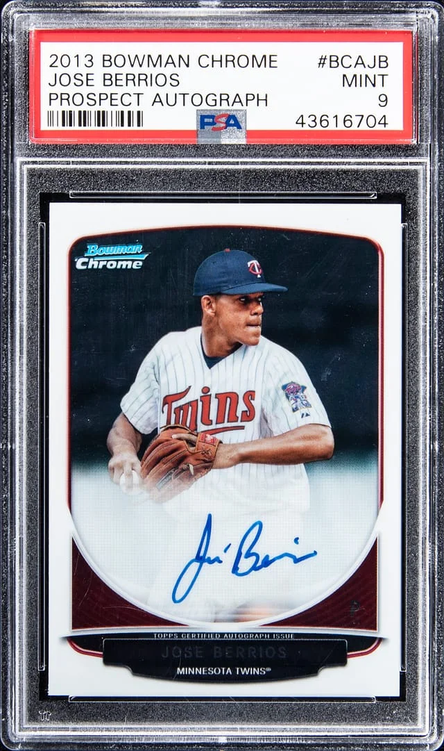 2013 Bowman Chrome Jose Berrios Prospect Autographs #BCAJB card image
