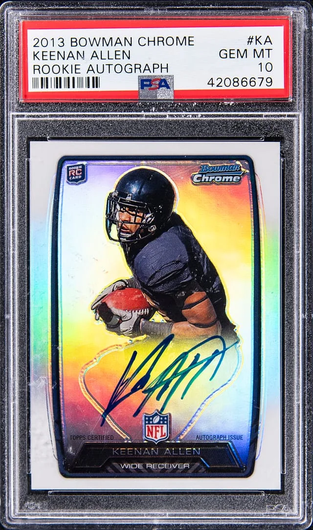 2013 Bowman Chrome Keenan Allen Autograph #RCRA-KA card image