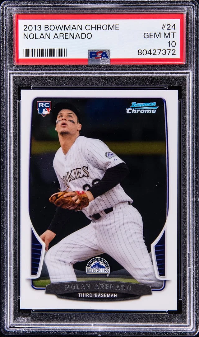 2013 Bowman Chrome Nolan Arenado Purple Refractor #24 card image