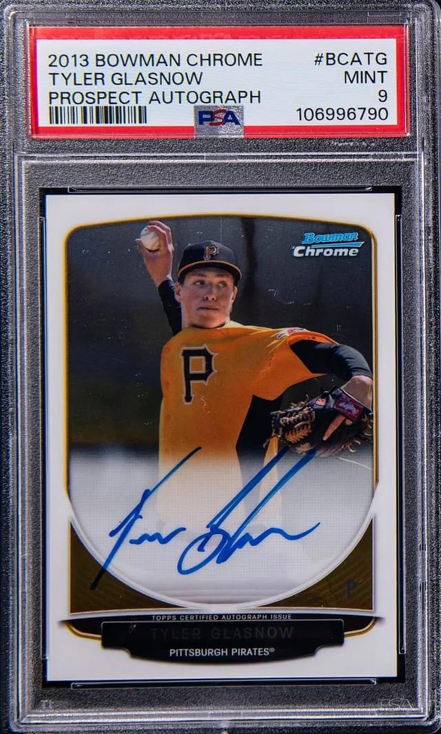 2013 Bowman Chrome Tyler Glasnow Prospect Autograph #BCA-TG card image