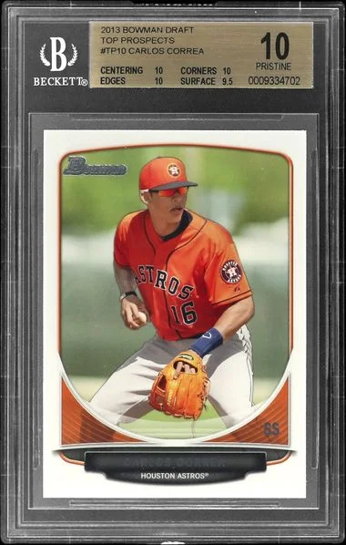 2013 Bowman Draft Carlos Correa Top Prospects #TP10 card image