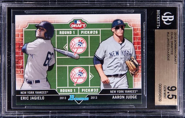 2013 Bowman Draft Eric Jagielo/Aaron Judge Dual Draftee #612 card image