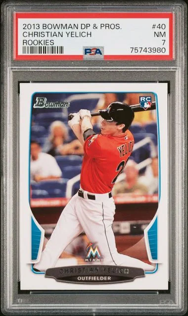 2013 Bowman Draft Picks & Prospects Christian Yelich Rookies #40 card image