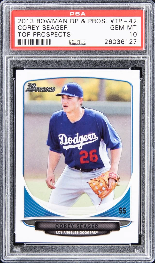 2013 Bowman Draft Picks & Prospects Corey Seager Top Prospects #TP-42 card image