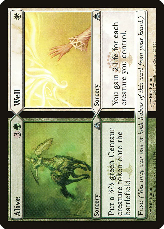 2013 Dragon's Maze Alive // Well uncommon #121 unlisted card image