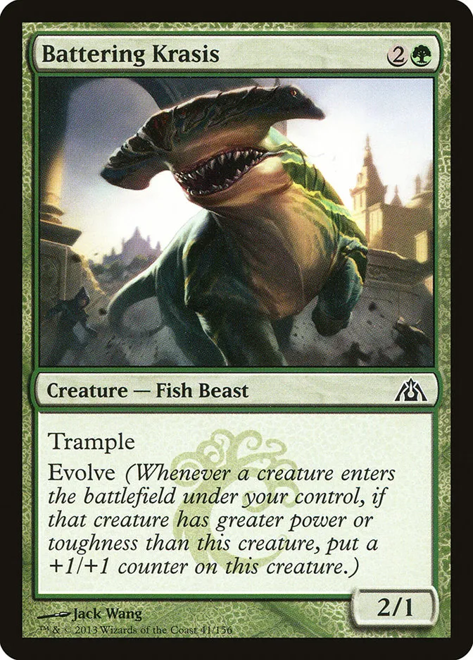 2013 Dragon's Maze Battering Krasis common #41 unlisted card image