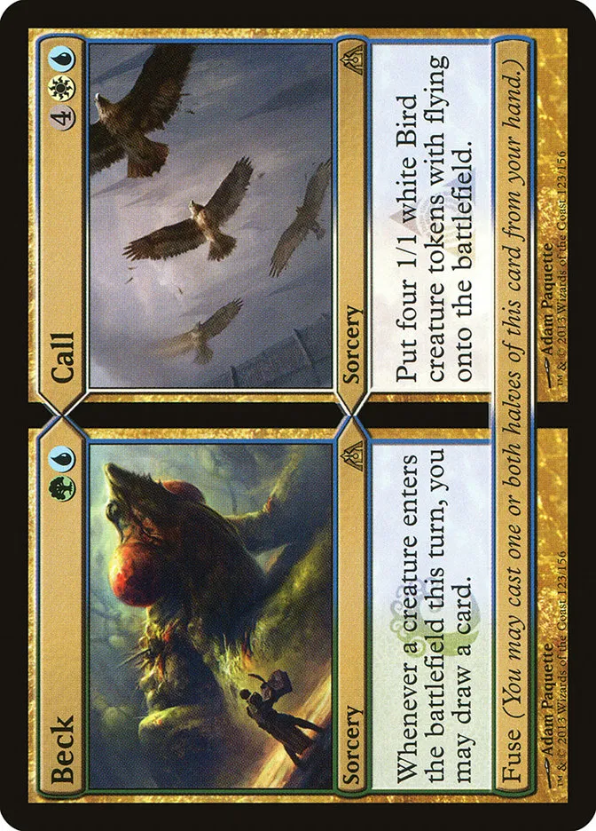 2013 Dragon's Maze Beck // Call rare #123 unlisted card image