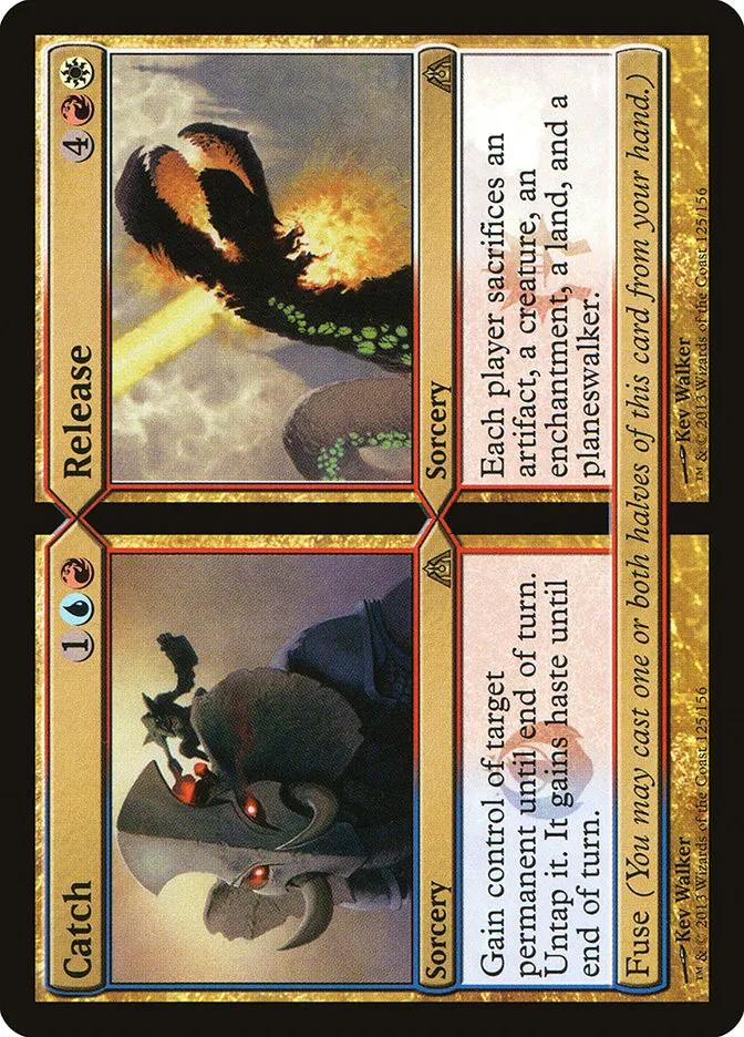 2013 Dragon's Maze Catch // Release rare #125 unlisted card image