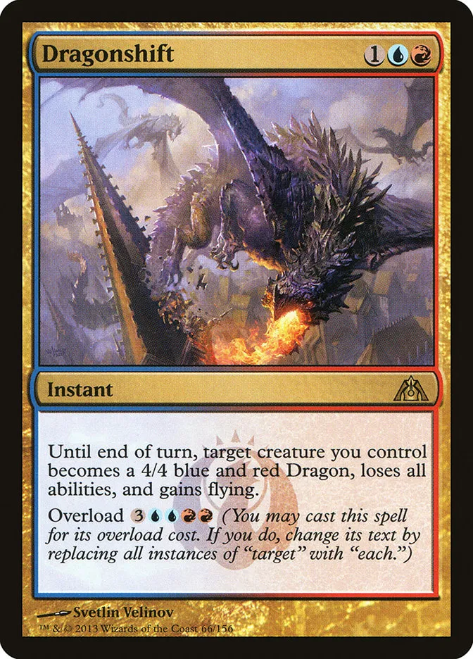 2013 Dragon's Maze Dragonshift rare #66 unlisted card image
