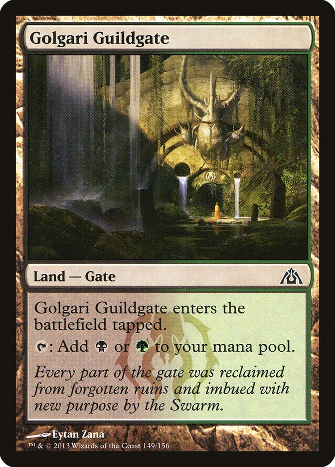 2013 Dragon's Maze Golgari Guildgate common #149 unlisted card image
