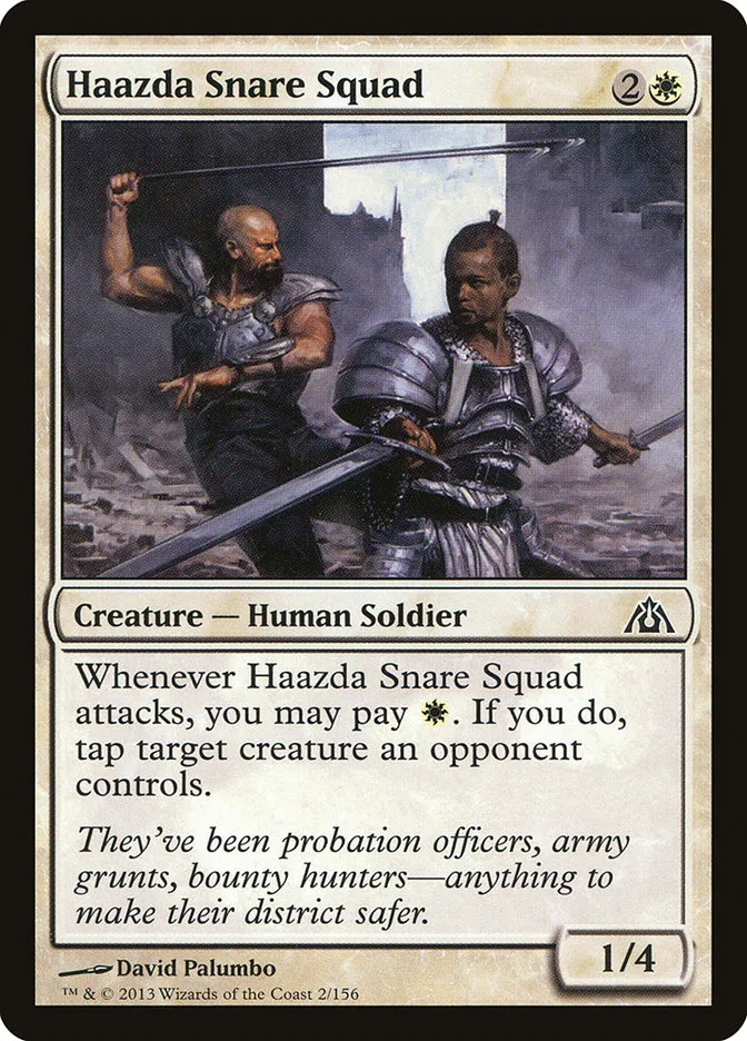 2013 Dragon's Maze Haazda Snare Squad common #2 unlisted card image