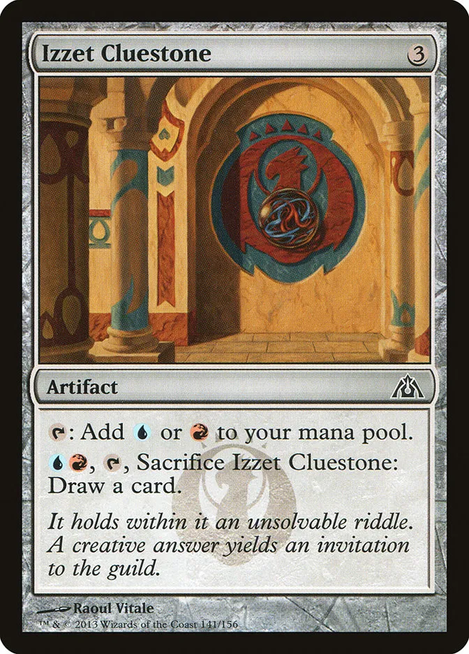 2013 Dragon's Maze Izzet Cluestone common #141 unlisted card image