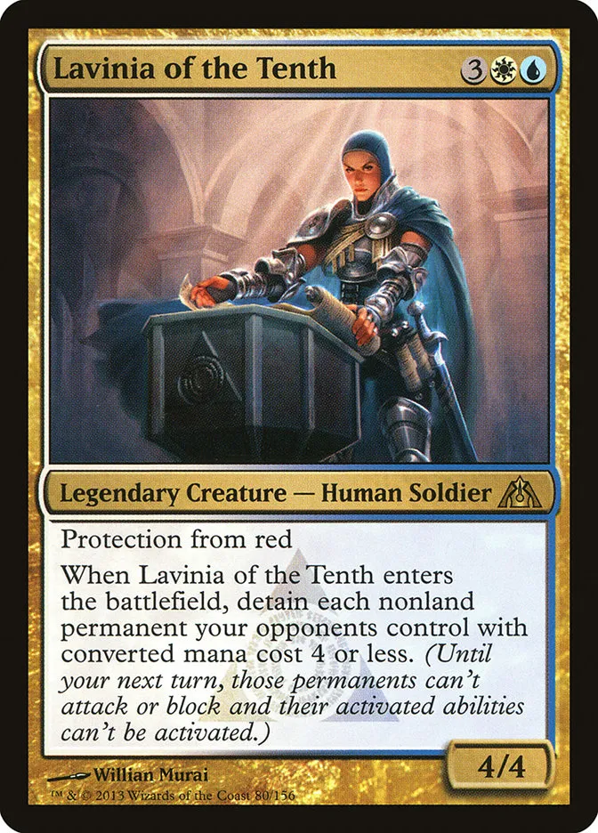 2013 Dragon's Maze Lavinia of the Tenth rare #80 unlisted card image