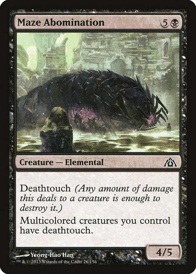 2013 Dragon's Maze Maze Abomination common #26 unlisted card image
