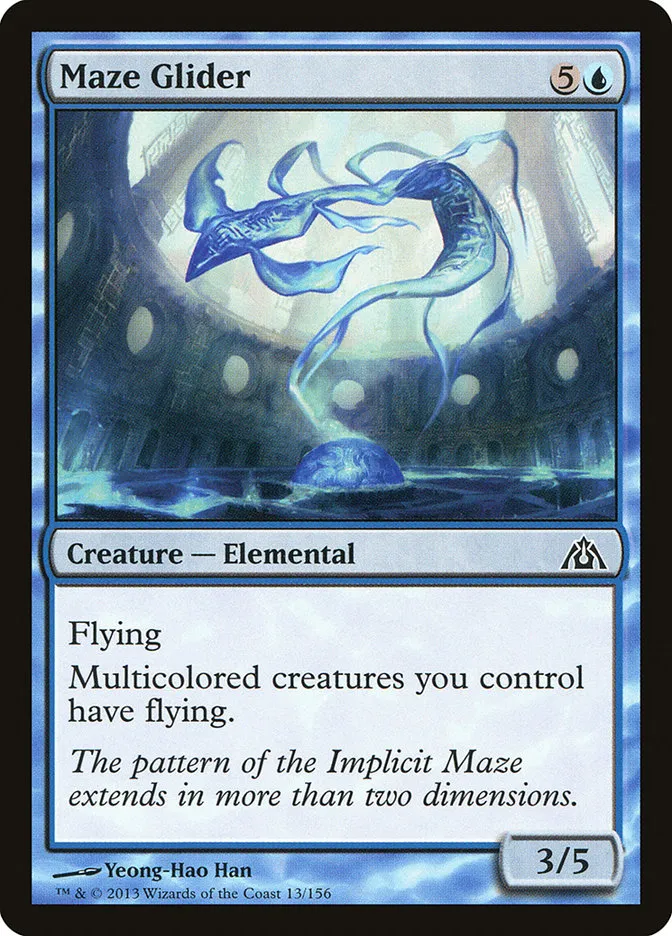 2013 Dragon's Maze Maze Glider common #13 unlisted card image