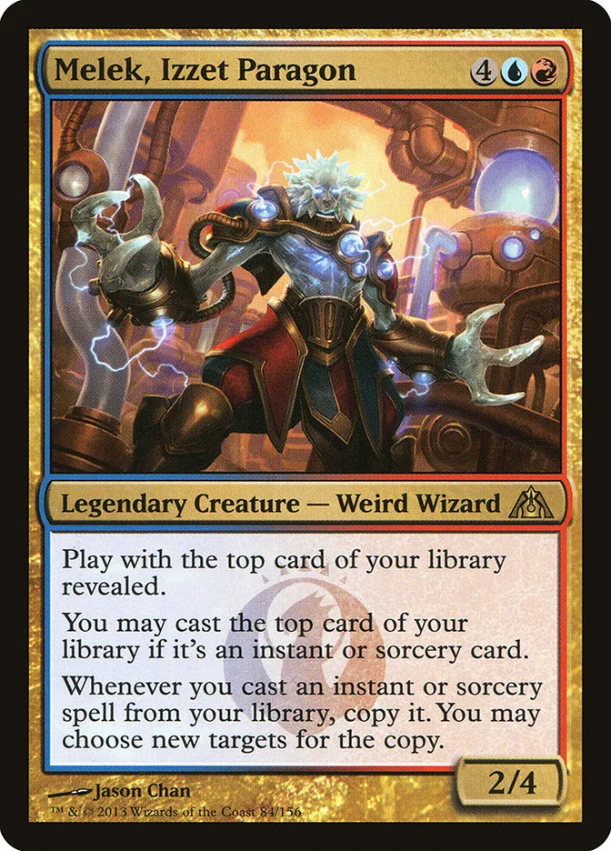 2013 Dragon's Maze Melek, Izzet Paragon rare #84 unlisted card image