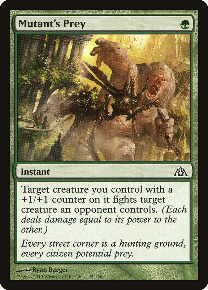 2013 Dragon's Maze Mutant's Prey common #45 unlisted card image