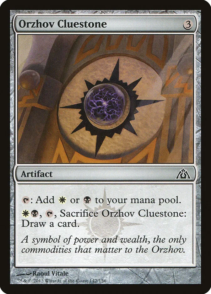 2013 Dragon's Maze Orzhov Cluestone common #142 unlisted card image