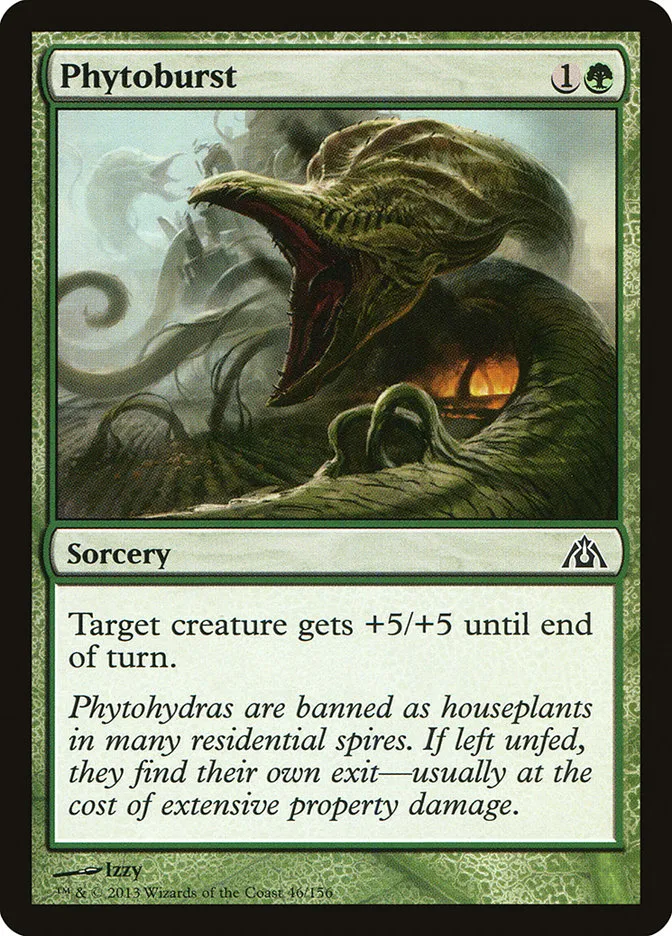 2013 Dragon's Maze Phytoburst common #46 unlisted card image