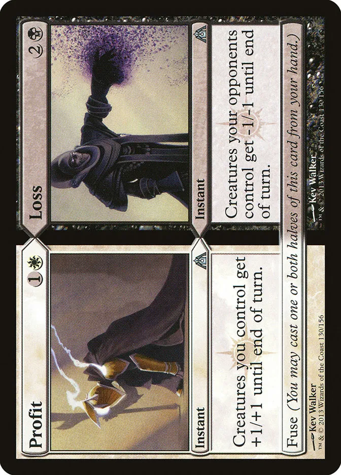 2013 Dragon's Maze Profit // Loss uncommon #130 unlisted card image