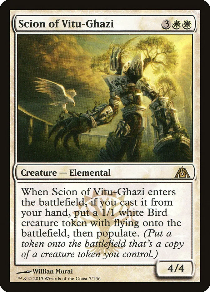 2013 Dragon's Maze Scion of Vitu-Ghazi rare #7 unlisted card image