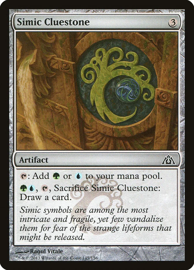 2013 Dragon's Maze Simic Cluestone common #145 unlisted card image