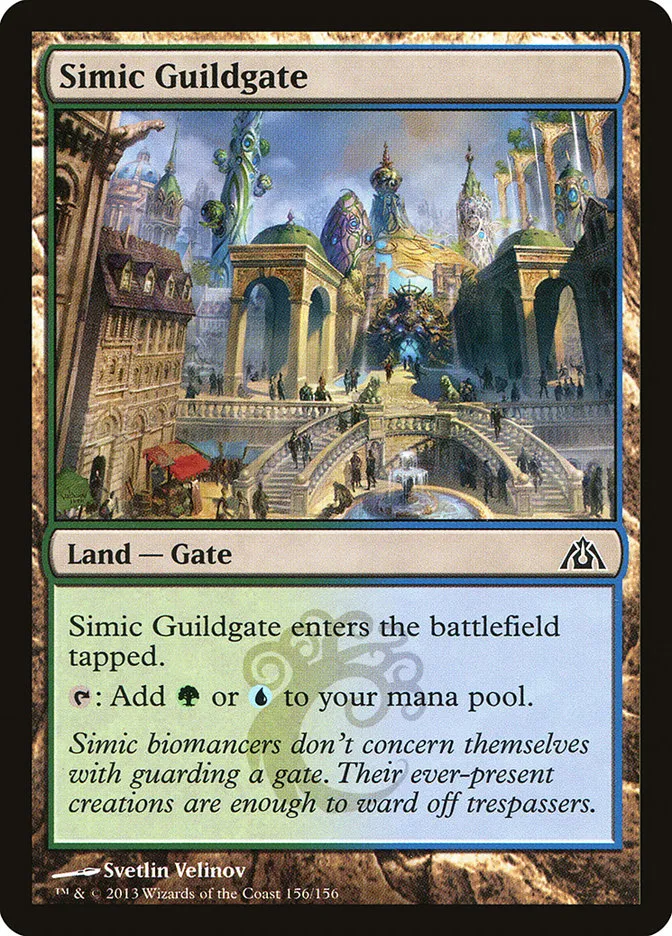 2013 Dragon's Maze Simic Guildgate common #156 unlisted card image