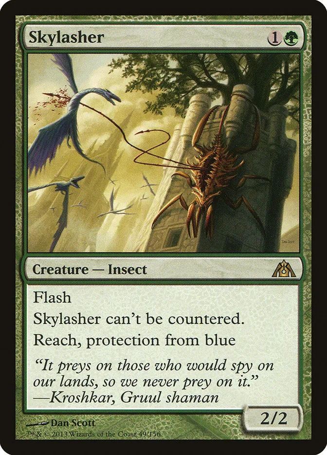 2013 Dragon's Maze Skylasher rare #49 unlisted card image