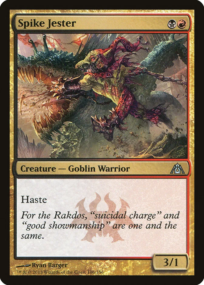 2013 Dragon's Maze Spike Jester uncommon #106 unlisted card image