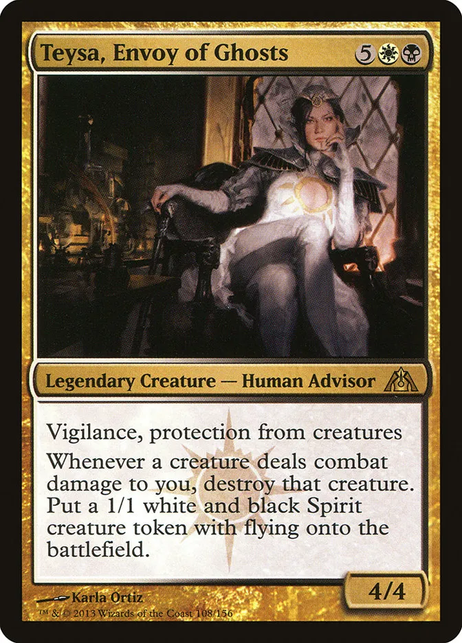 2013 Dragon's Maze Teysa, Envoy of Ghosts rare #108 unlisted card image