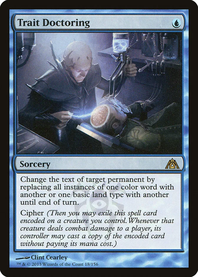 2013 Dragon's Maze Trait Doctoring rare #18 unlisted card image