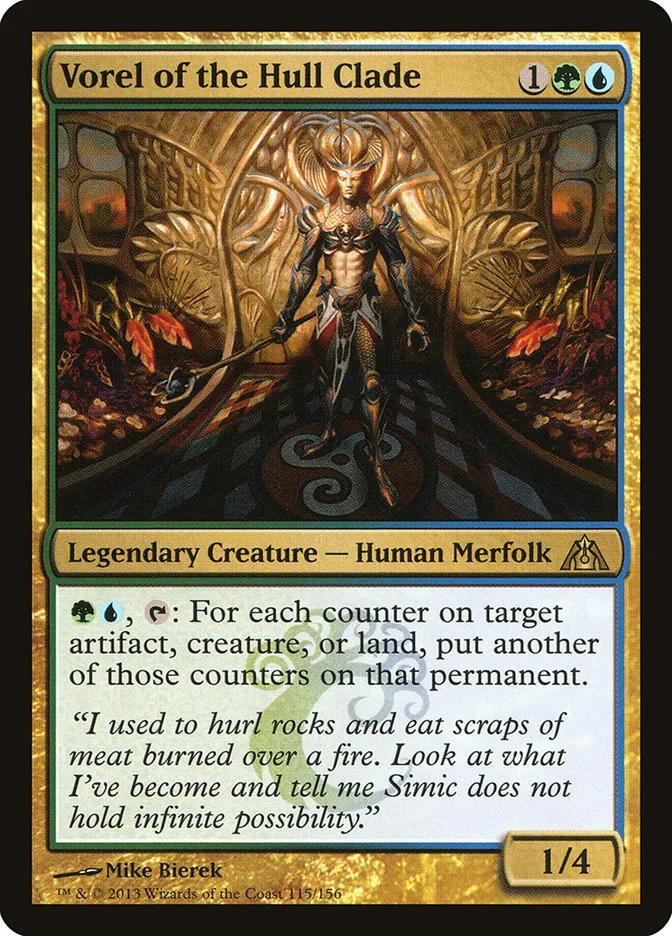 2013 Dragon's Maze Vorel of the Hull Clade rare #115 unlisted card image