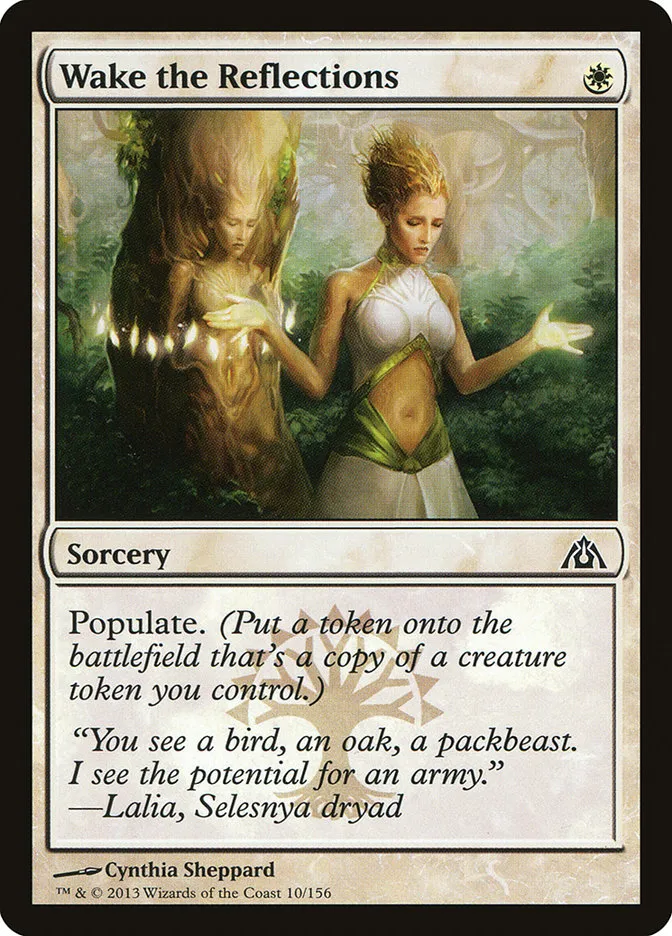 2013 Dragon's Maze Wake the Reflections common #10 unlisted card image