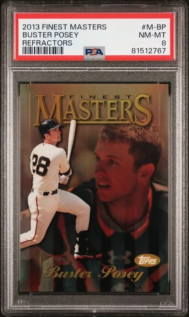 2013 Finest Buster Posey Masters Refractors #M-BP card image