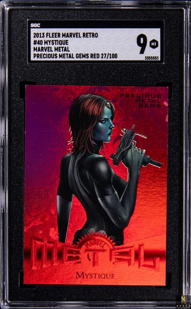 2013 Fleer Mystique Marvel Retro Precious Metal Gems (PMG) Red #40 card image