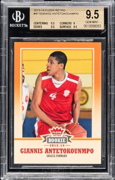 2013 Fleer Retro Giannis Antetokounmpo #47 card image