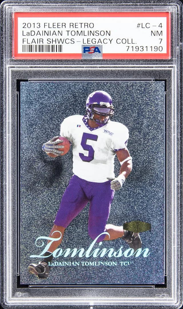 2013 Fleer Retro LaDainian Tomlinson Flair Showcase Legacy Collection #LC-4 card image