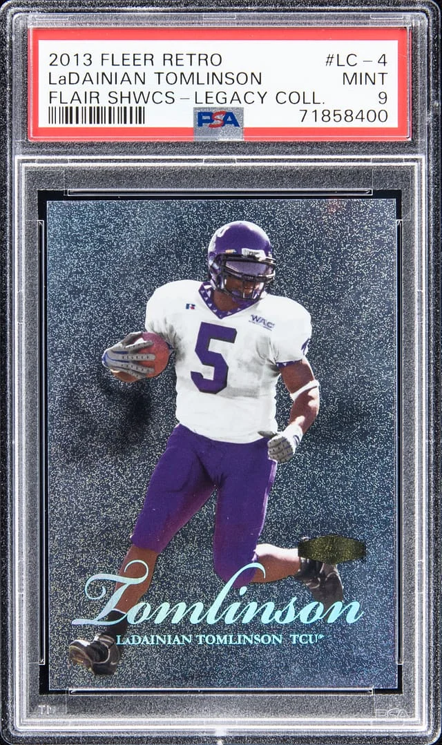 2013 Fleer Retro LaDanian Tomlinson Flair Showcase Legacy Collection #LC-4 card image