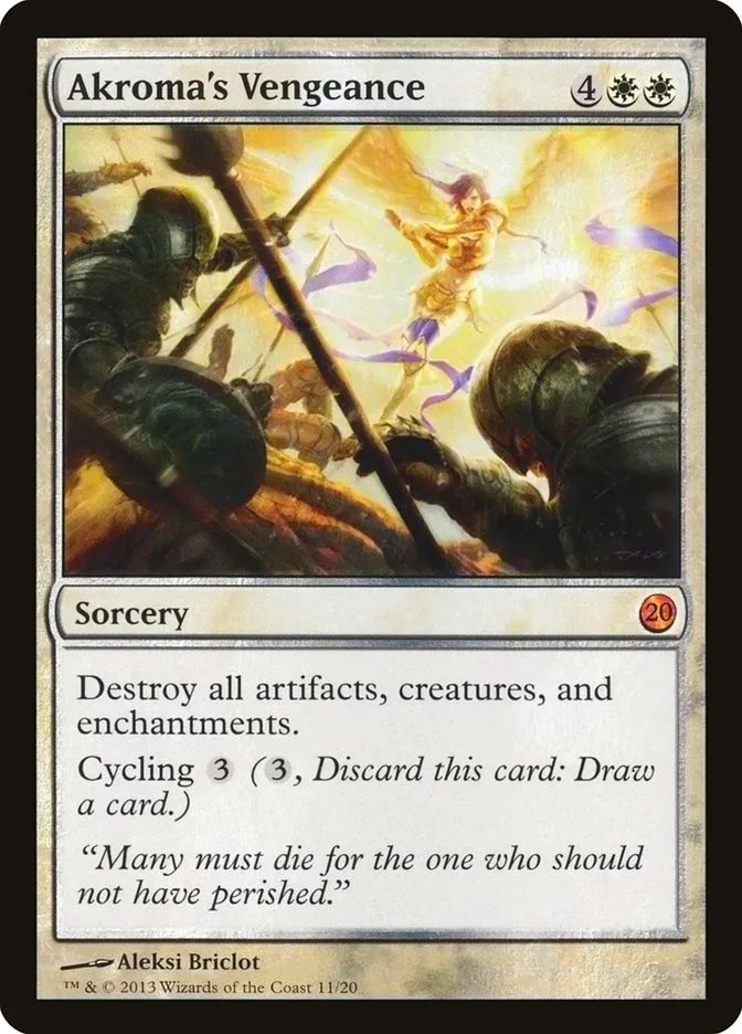 2013 From the Vault: Twenty Akroma's Vengeance mythic #11 unlisted card image