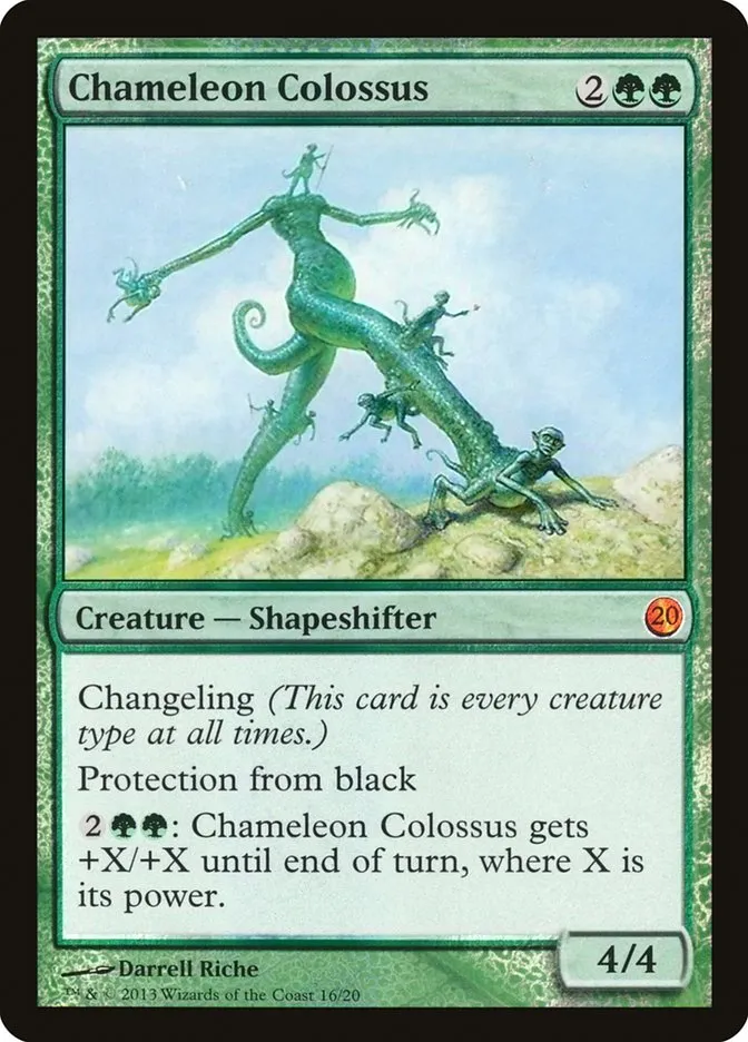 2013 From the Vault: Twenty Chameleon Colossus mythic #16 unlisted card image