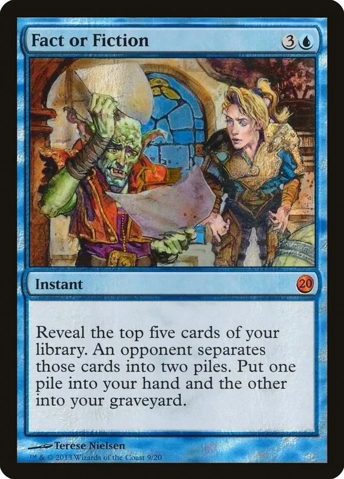 2013 From the Vault: Twenty Fact or Fiction mythic #9 unlisted card image