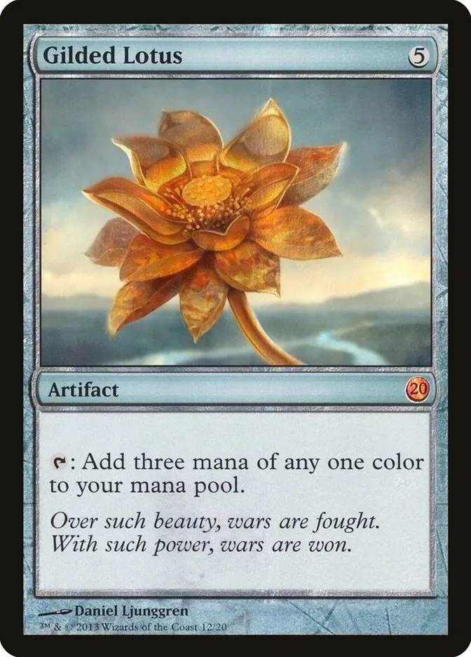 2013 From the Vault: Twenty Gilded Lotus mythic #12 unlisted card image