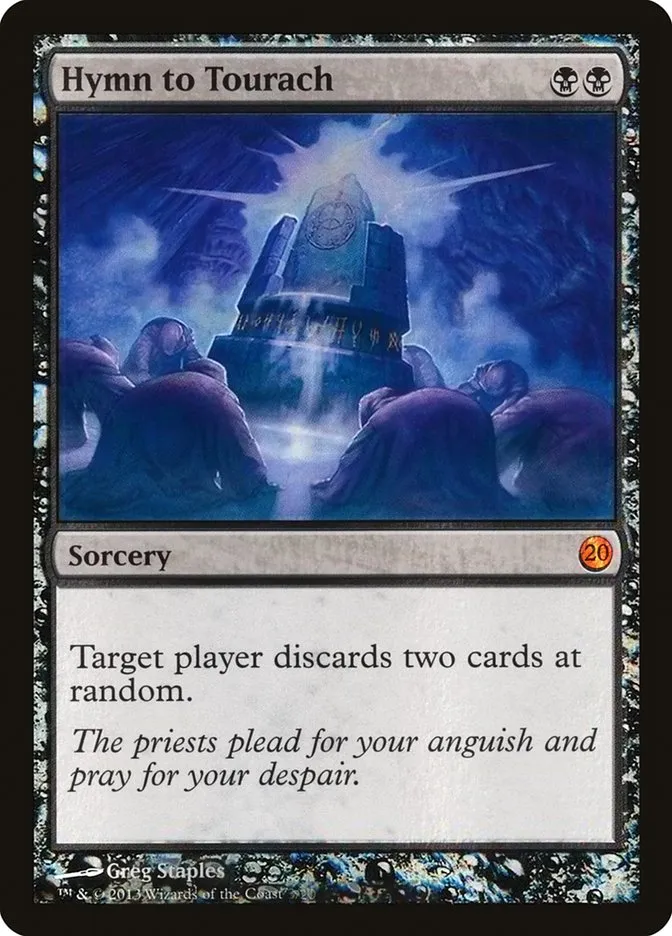 2013 From the Vault: Twenty Hymn to Tourach mythic #3 unlisted card image