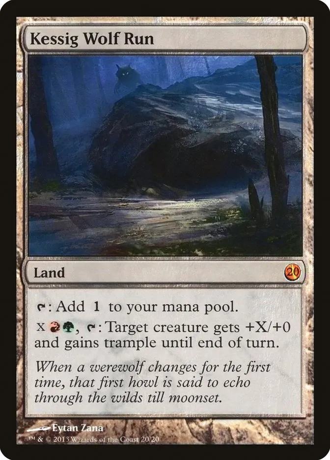 2013 From the Vault: Twenty Kessig Wolf Run mythic #20 unlisted card image